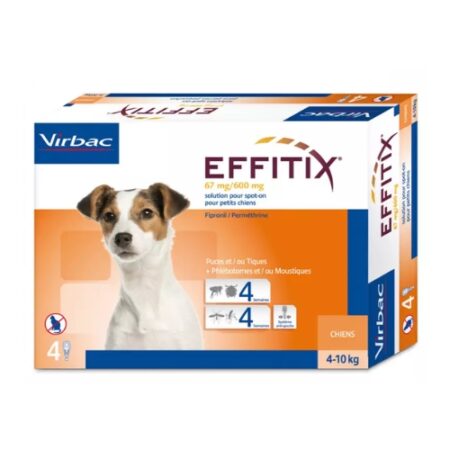 EFFITIX S 24 PIP 4 - 10KG PERROS PEQUEÑOS 67 / 600MG