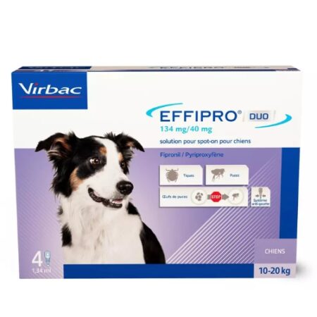 EFFIPRO DUO PERROS (10 - 20KG) 134MG/40MG 4 PIPETAS